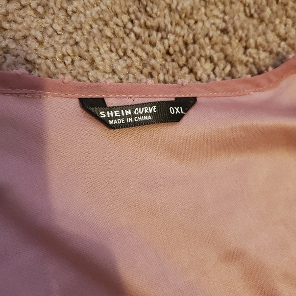 Shein Curve Pink Skater Style Dress - Picture 7 of 7